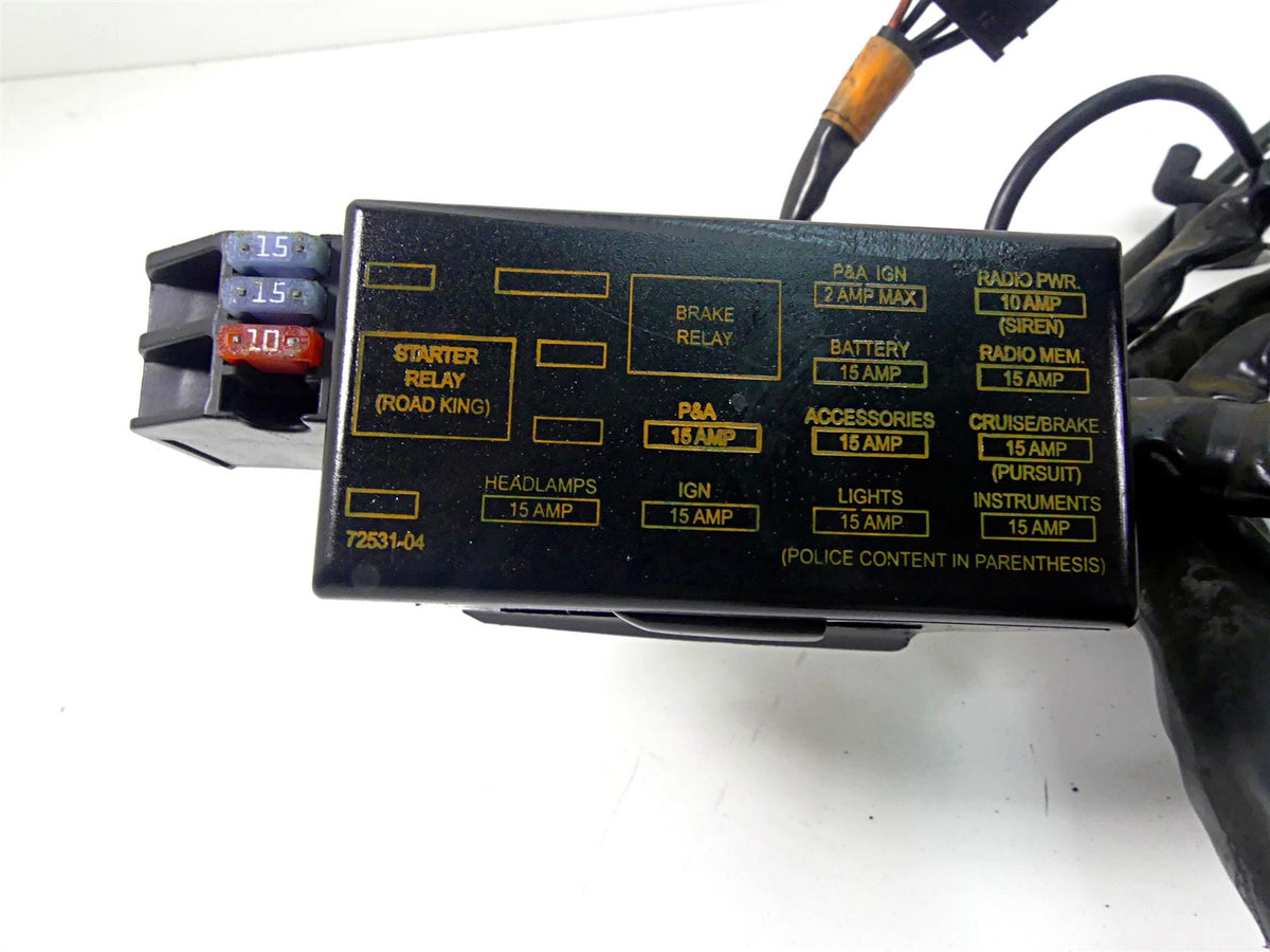 2004 Harley Touring FLHTCUI Electra Glide Main Wiring Harness Loom 70985-04 {{ shop.shopifyCountryName }} - Mototech271