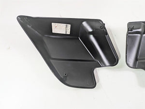 2007 Harley Touring FLHRSE CVO Road King Side Covers Fairings Black Ice 66048-97