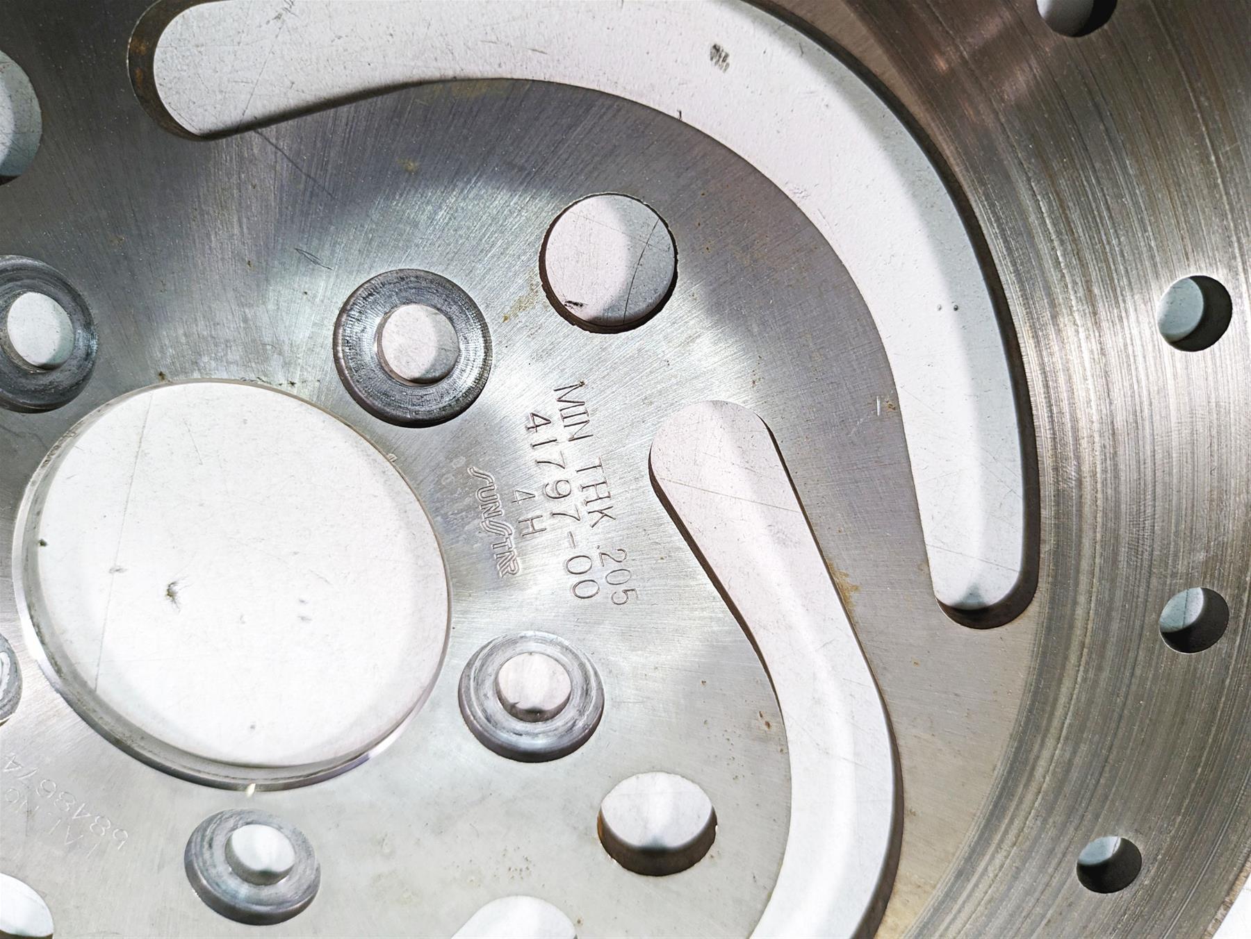 2006 Harley FLSTI Softail Heritage Rear Sunstar Brake Rotor Disc 41797-00 {{ shop.shopifyCountryName }} - Mototech271