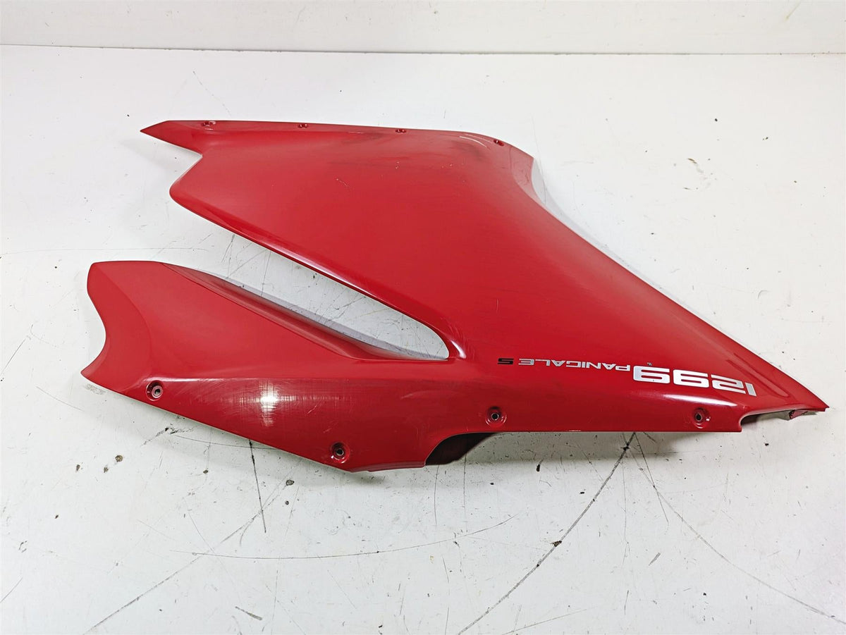 2015 Ducati Panigale 1299 S Oem Upper Left Main Fairing Cover SCRATCH 48017131A {{ shop.shopifyCountryName }} - Mototech271