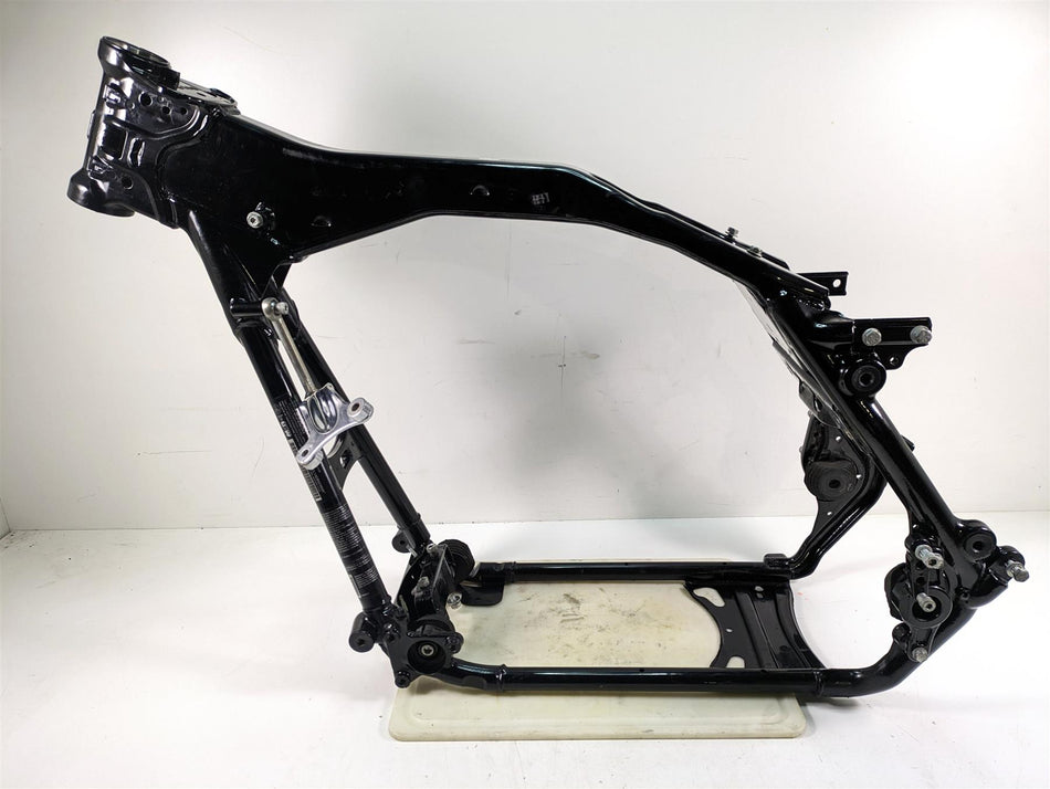 2014 Harley Touring FLHTK Electra Glide Straight Main Frame Chassis With Texas Salvage Title 47900-14BHP {{ shop.shopifyCountryName }} - Mototech271