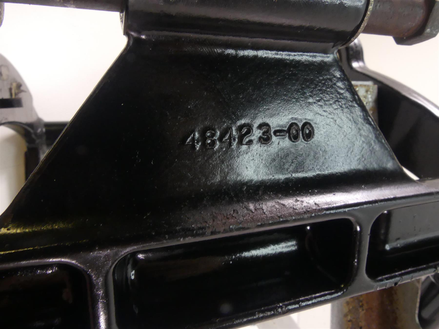 2002 Harley Softail FXSTDI Deuce Rear Swingarm Swing Arm & Covers 48746-07 {{ shop.shopifyCountryName }} - Mototech271