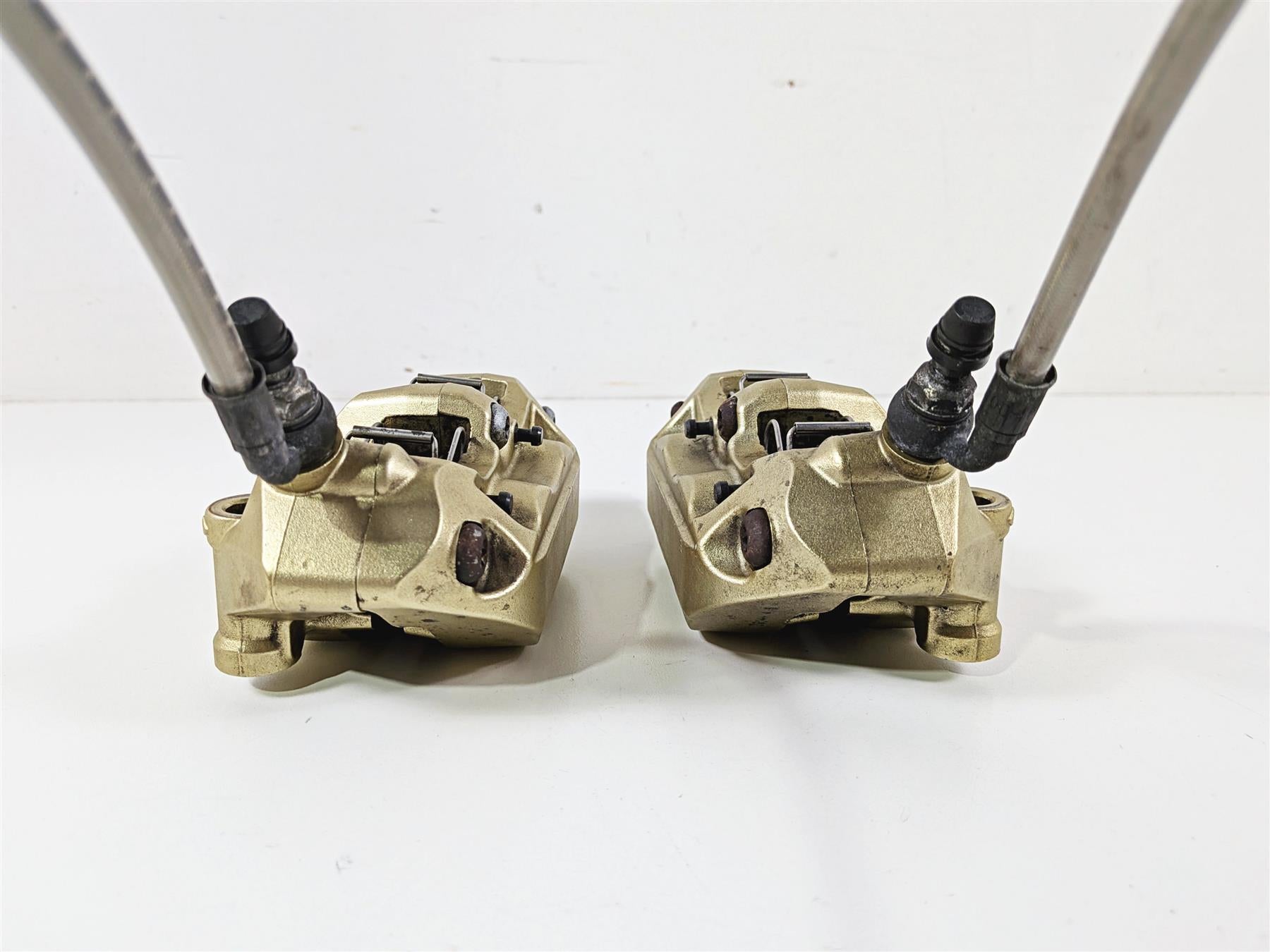 2008 Aprilia RSVR 1000 Factory Front Brembo Brake Caliper Golden 100mm AP8133590 {{ shop.shopifyCountryName }} - Mototech271