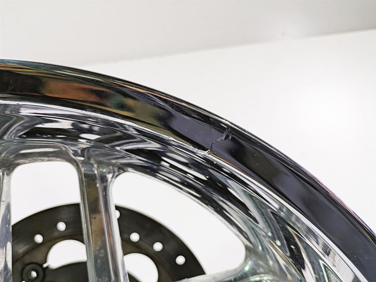 2013 Harley VRSCF Muscle Rod 18x8 Straight Chrome Rear Wheel Rim 40900079 {{ shop.shopifyCountryName }} - Mototech271