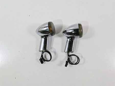 2005 Harley Softail FLSTFSE CVO Fat Boy Rear Blinker Turn Signal Set 69196-03-Mototech271