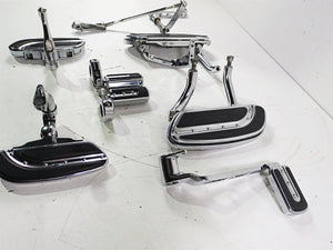 2007 Harley Touring FLHTCU SE CVO E-Glide Full Chrome Floor Board Set 50688-04 | Mototech271