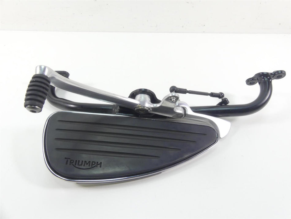 2013 Triumph Rocket 3 Touring Left Rider Foot Peg Mount & Shifter T2089700 {{ shop.shopifyCountryName }} - Mototech271