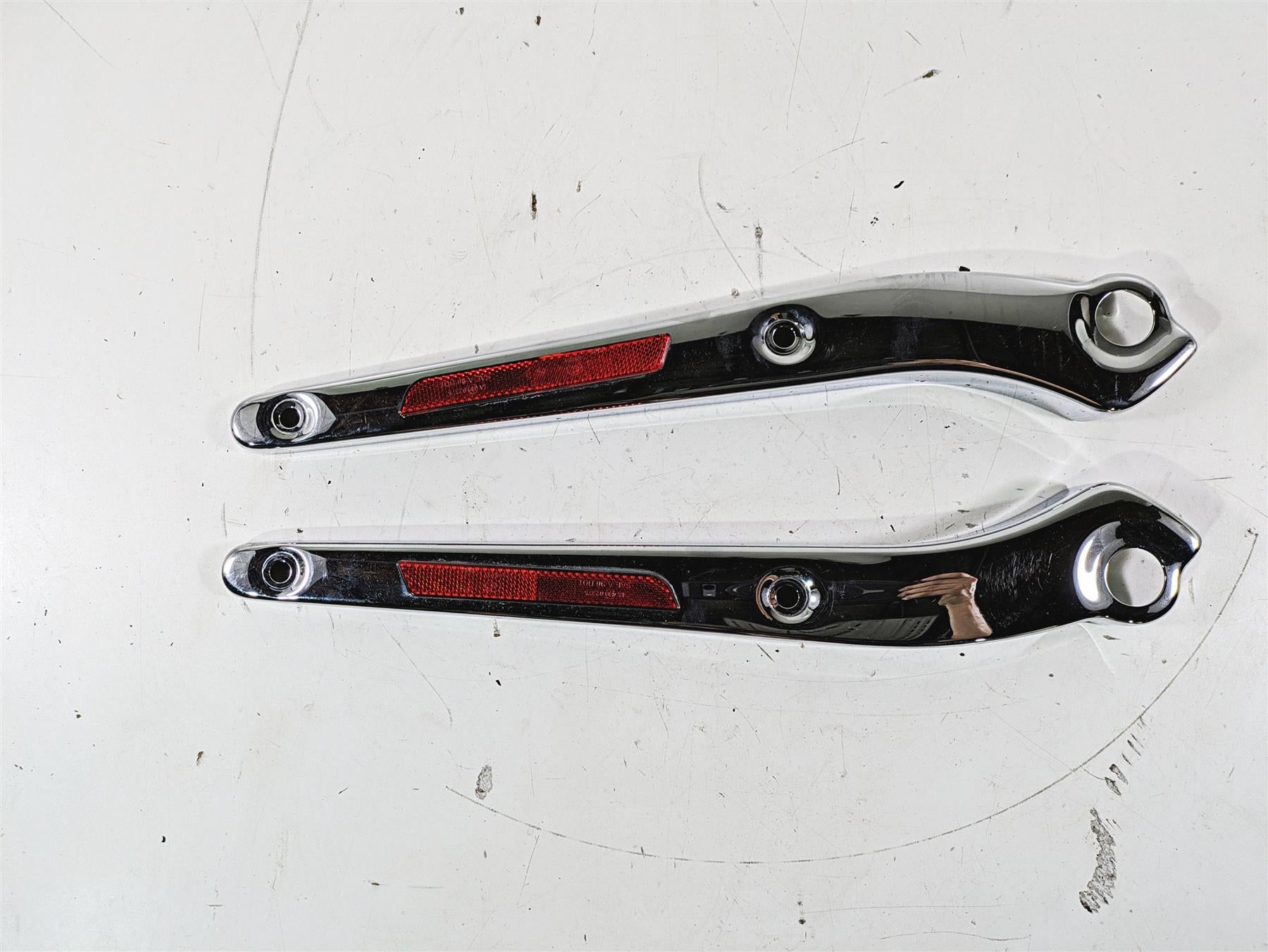 2012 Harley FLD Dyna Switchback Rear Fender Struts Covers 60877-12 60878-12 {{ shop.shopifyCountryName }} - Mototech271