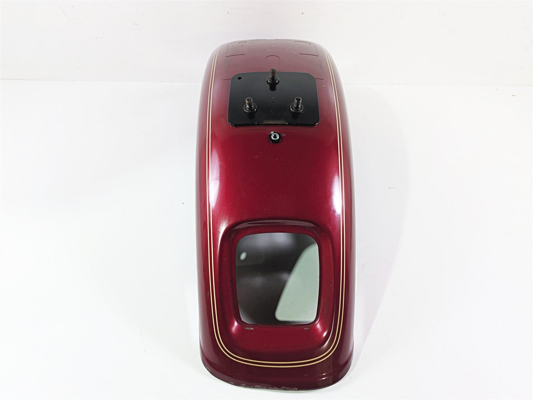 2004 Harley Softail FXSTDI Deuce Rear Fender Lava Red Sunglo & Stripe 59759-00 {{ shop.shopifyCountryName }} - Mototech271
