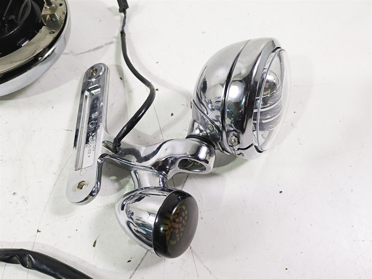 2007 Harley Touring FLHTCU SE CVO E-Glide Led Headlight Spot Light Set 69560-06 {{ shop.shopifyCountryName }} - Mototech271