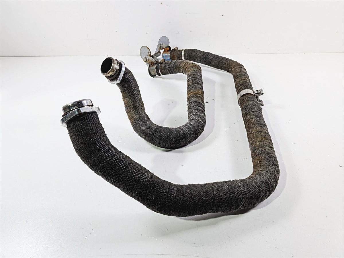 2002 Harley Davidson XLH883 Sportster Custom Exhaust System + Rain Flap Covers {{ shop.shopifyCountryName }} - Mototech271