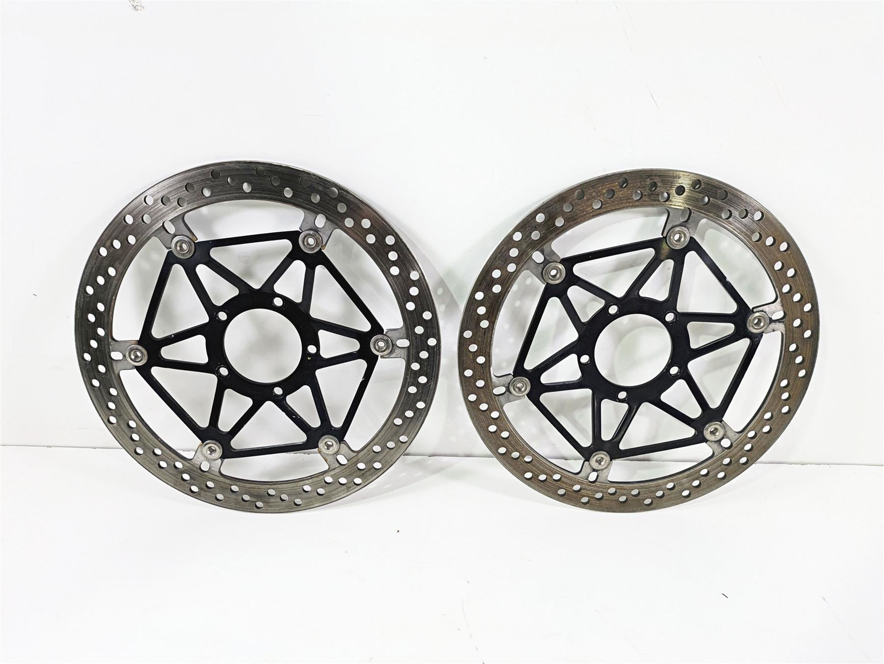 2008 Ducati SBK 1098 S Brembo Front Brake Rotor Disc Set 49240901A 71311973A | Mototech271