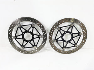 2008 Ducati SBK 1098 S Brembo Front Brake Rotor Disc Set 49240901A 71311973A | Mototech271