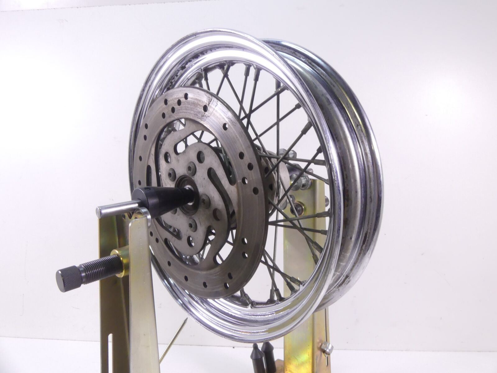 2002 Harley FLSTCI Softail Heritage Straight Rear Spoke Wheel Rim 16x3 43085-97 {{ shop.shopifyCountryName }} - Mototech271