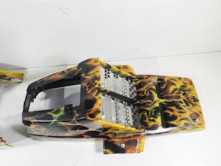 2001 Yamaha Banshee YFZ350 Painted Flames Front Rear Fairings 2GU-W2151-B1-00 {{ shop.shopifyCountryName }} - Mototech271