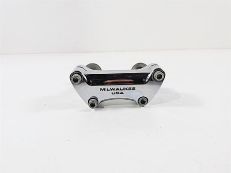 2011 Harley FXDF Dyna Fat Bob Chrome Milwaukee Handlebar Riser Clamps 55900025 {{ shop.shopifyCountryName }} - Mototech271