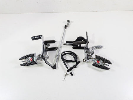 2003 Honda V-Twin VTX1800 C Front Foot Peg Shifter Brake Pedal Set 50615-MCH-C10 {{ shop.shopifyCountryName }} - Mototech271