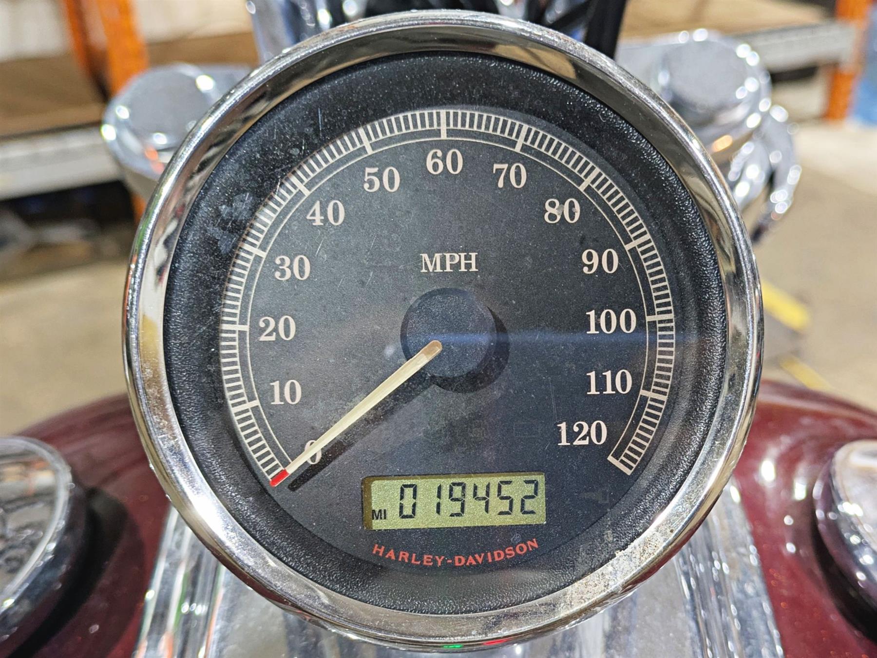 2009 Harley FXCWC Softail Rocker Speedometer Gauge Instrument -19k 67517-08 {{ shop.shopifyCountryName }} - Mototech271