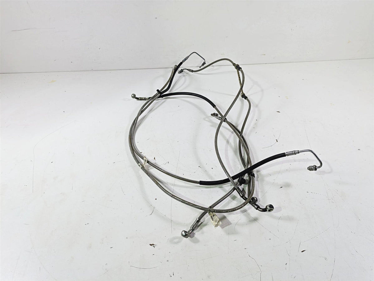 2016 Moto Guzzi Stelvio 1200 8V NTX Abs Brake Line Hose Set 886163 886164 {{ shop.shopifyCountryName }} - Mototech271