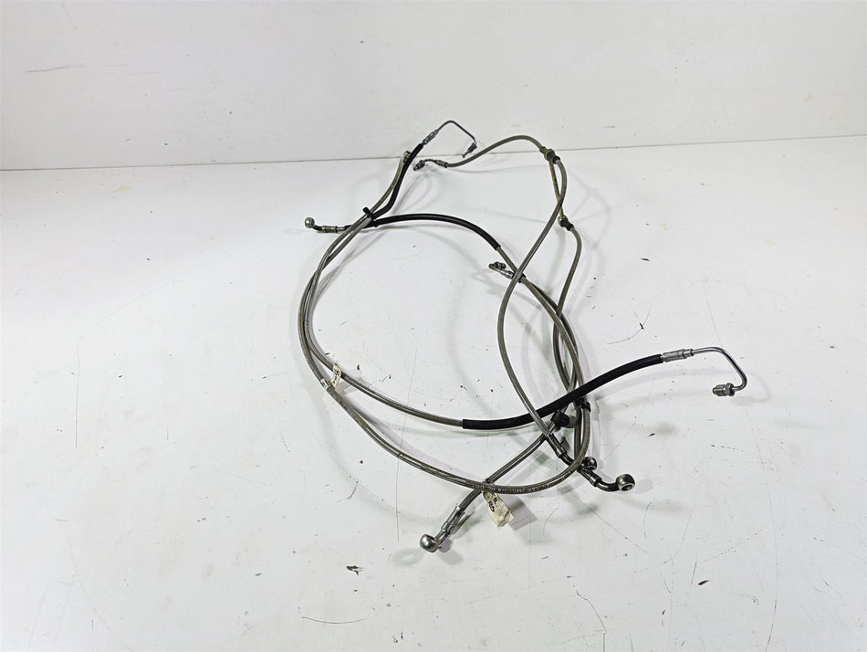 2016 Moto Guzzi Stelvio 1200 8V NTX Abs Brake Line Hose Set 886163 886164 {{ shop.shopifyCountryName }} - Mototech271