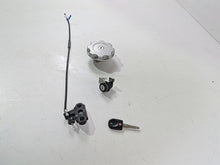 Load image into Gallery viewer, 2013 Ducati Hypermotard 821 SP Fork Lock Key Fuel Tank Cap Set 89520182A
