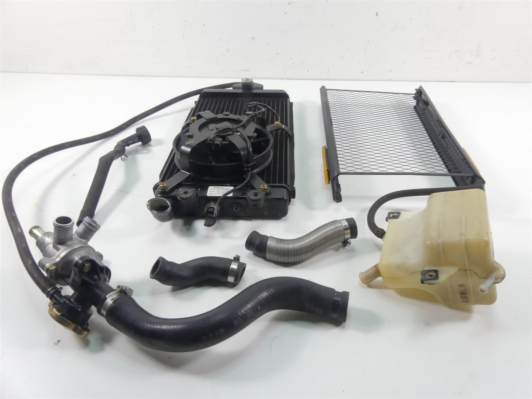 2002 Honda VTX1800 C Radiator Fan Reservoir Hoses Guard 19010-MCH-C20 | Mototech271