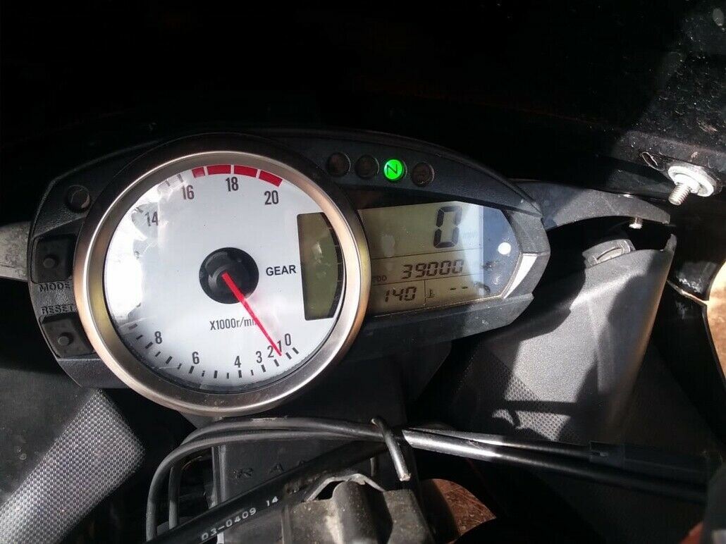 2008 Kawasaki ZX6R Ninja Speedometer Gauges Instrument Cluster 39K 25031-0192 {{ shop.shopifyCountryName }} - Mototech271