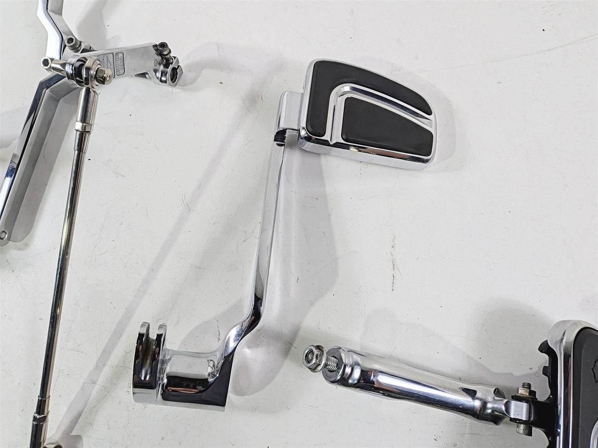 2015 Harley Touring FLTRUSE CVO Road Glide Airflow Chrome Floor Boards 50500436-Mototech271