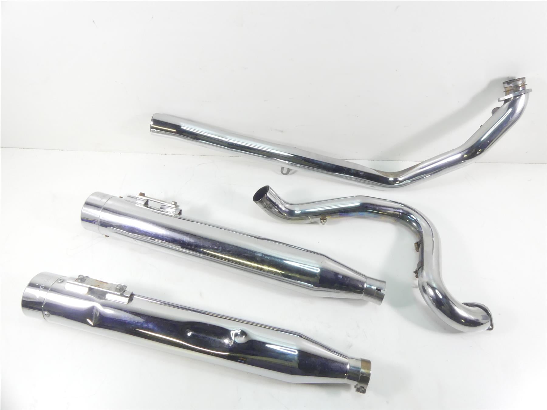 2001 Harley Touring FLHRCI Road King Rinehart True Dual Exhaust Set 100-0102C {{ shop.shopifyCountryName }} - Mototech271
