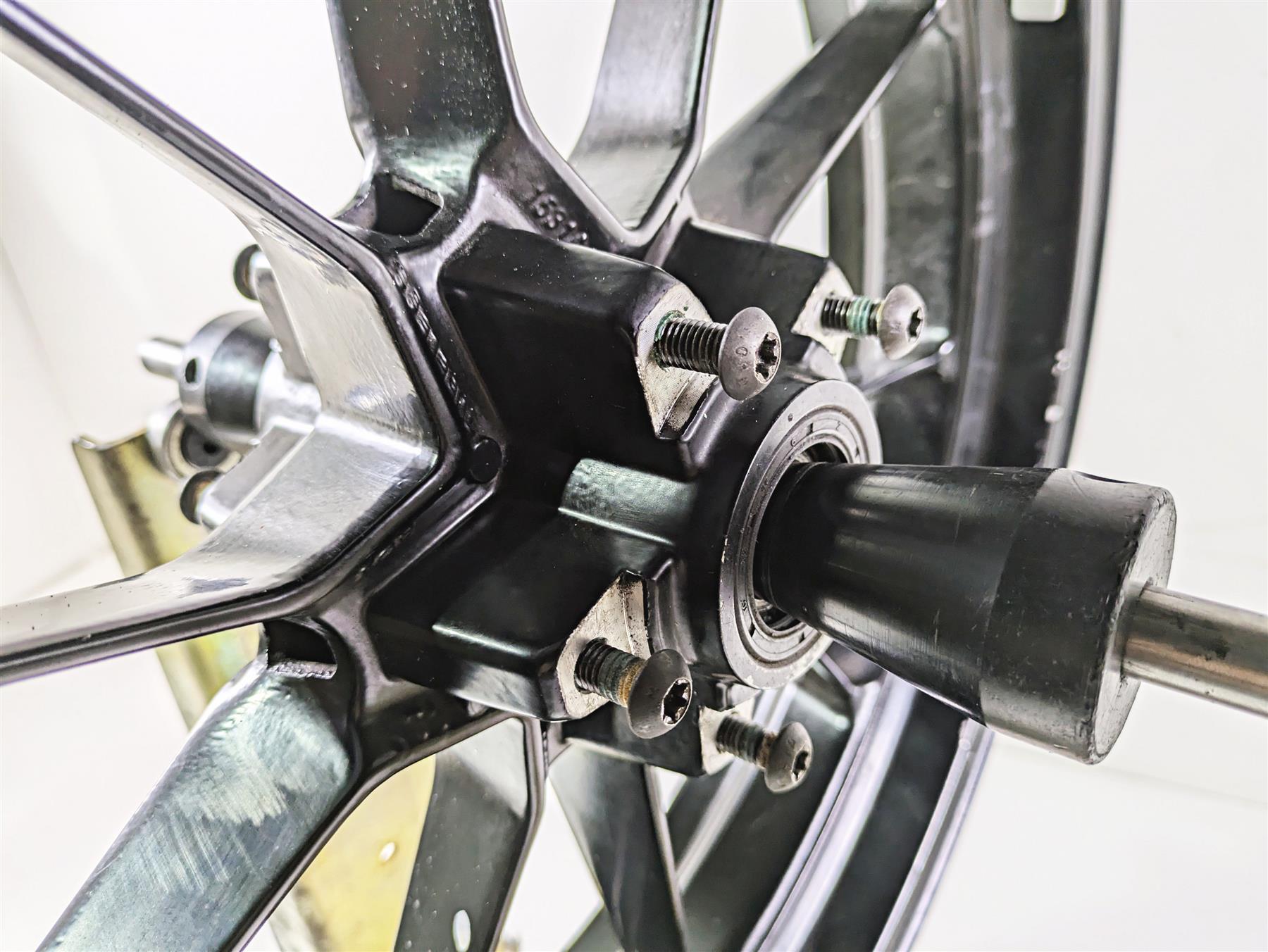 2013 Ducati Hyperstrada 821 Front Wheel Rim 17x3.5 - Dent 50121531AB {{ shop.shopifyCountryName }} - Mototech271