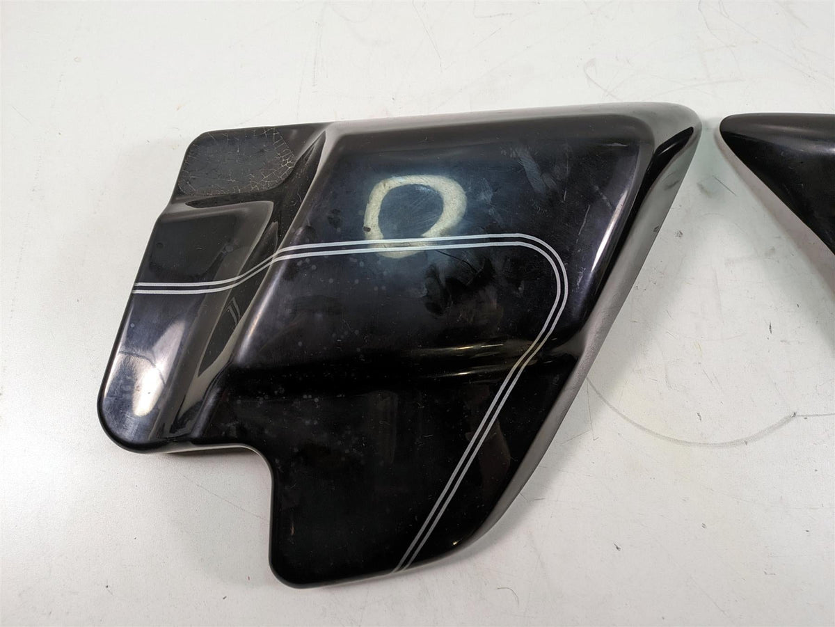 2006 Harley Touring FLHTCUI Electra Glide Vivid Black Side Cover Fairin 66670-97 {{ shop.shopifyCountryName }} - Mototech271