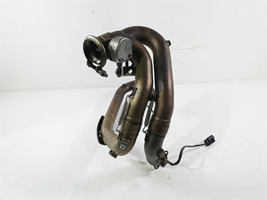 2013 Ducati Hyperstrada 821 Exhaust Header & Servo Motor Set -Dents 57013291B | Mototech271