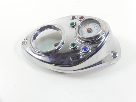 2002 Triumph Bonneville America Tank Cover Panel & Tachometer Tacho A9938043 {{ shop.shopifyCountryName }} - Mototech271