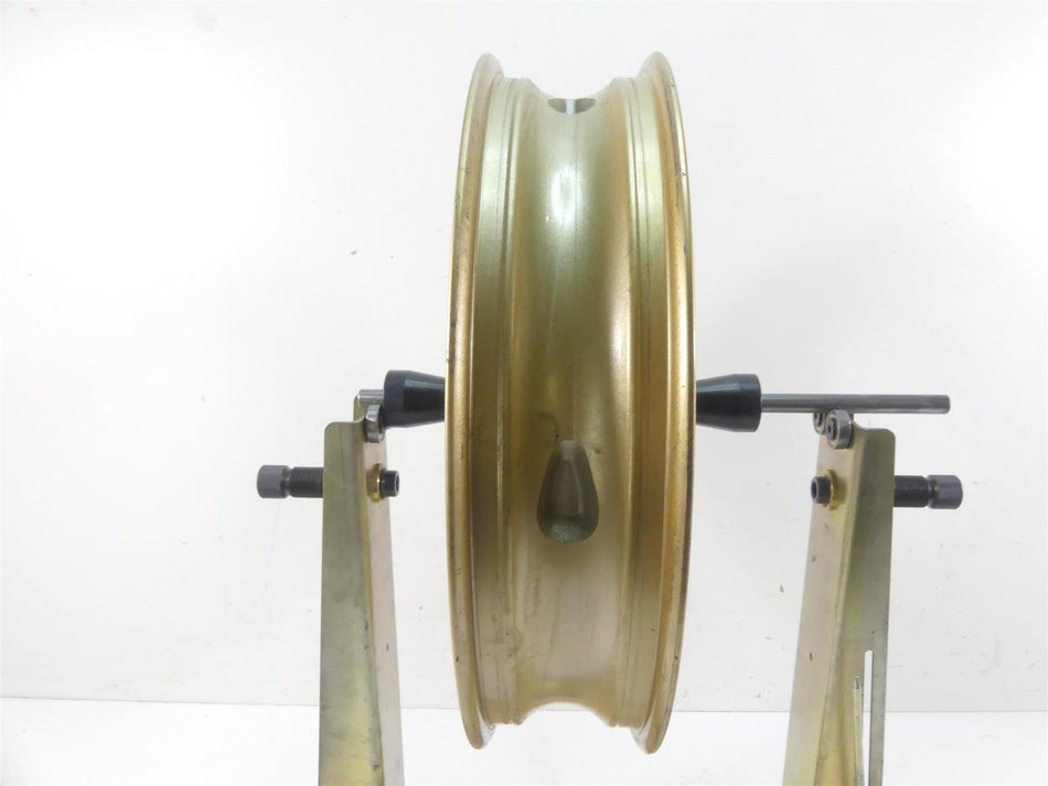 2008 Yamaha FZ1 Fazer Straight Golden Front Wheel Rim 17x3.5 5VY-25168-00-8L {{ shop.shopifyCountryName }} - Mototech271