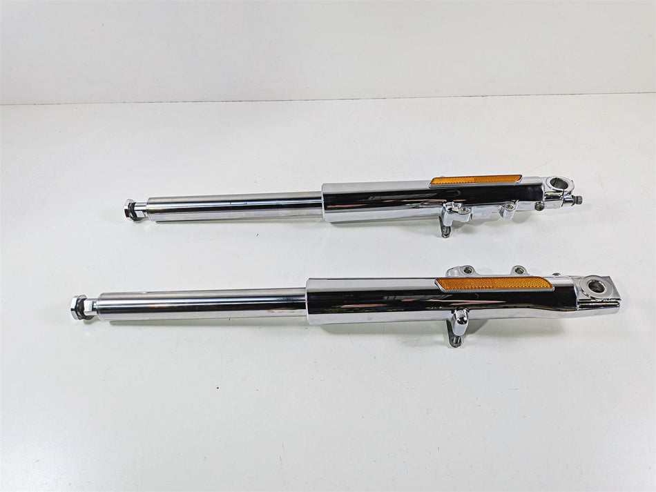 2006 Harley Touring FLHTCU SE CVO Electra Glide Chrome Front Fork Legs 46621-06