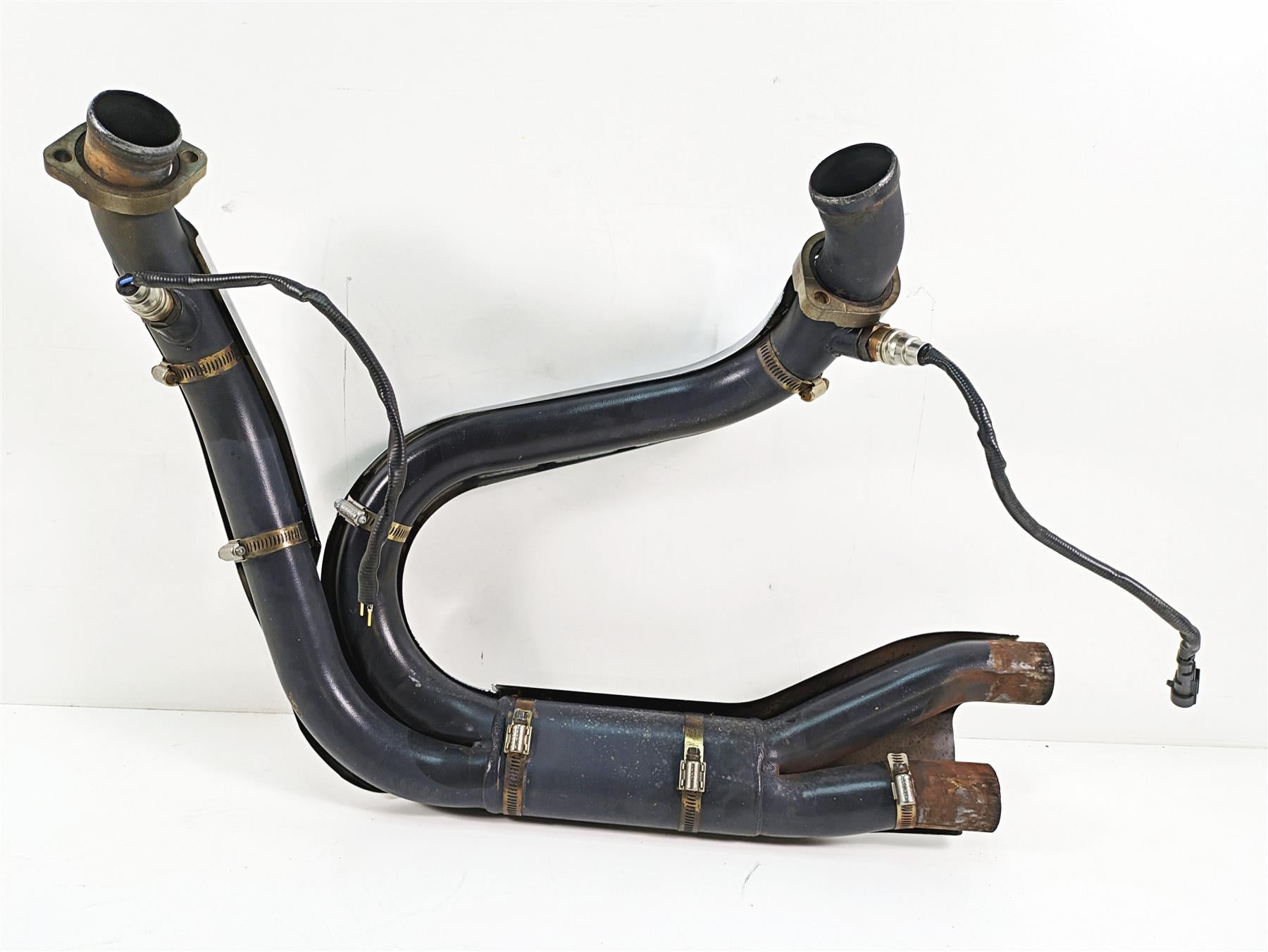 2009 Harley Dyna FXDFSE CVO Fat Bob Exhaust Header Manifold Set - Read 66884-09A {{ shop.shopifyCountryName }} - Mototech271
