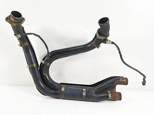 2009 Harley Dyna FXDFSE CVO Fat Bob Exhaust Header Manifold Set - Read 66884-09A