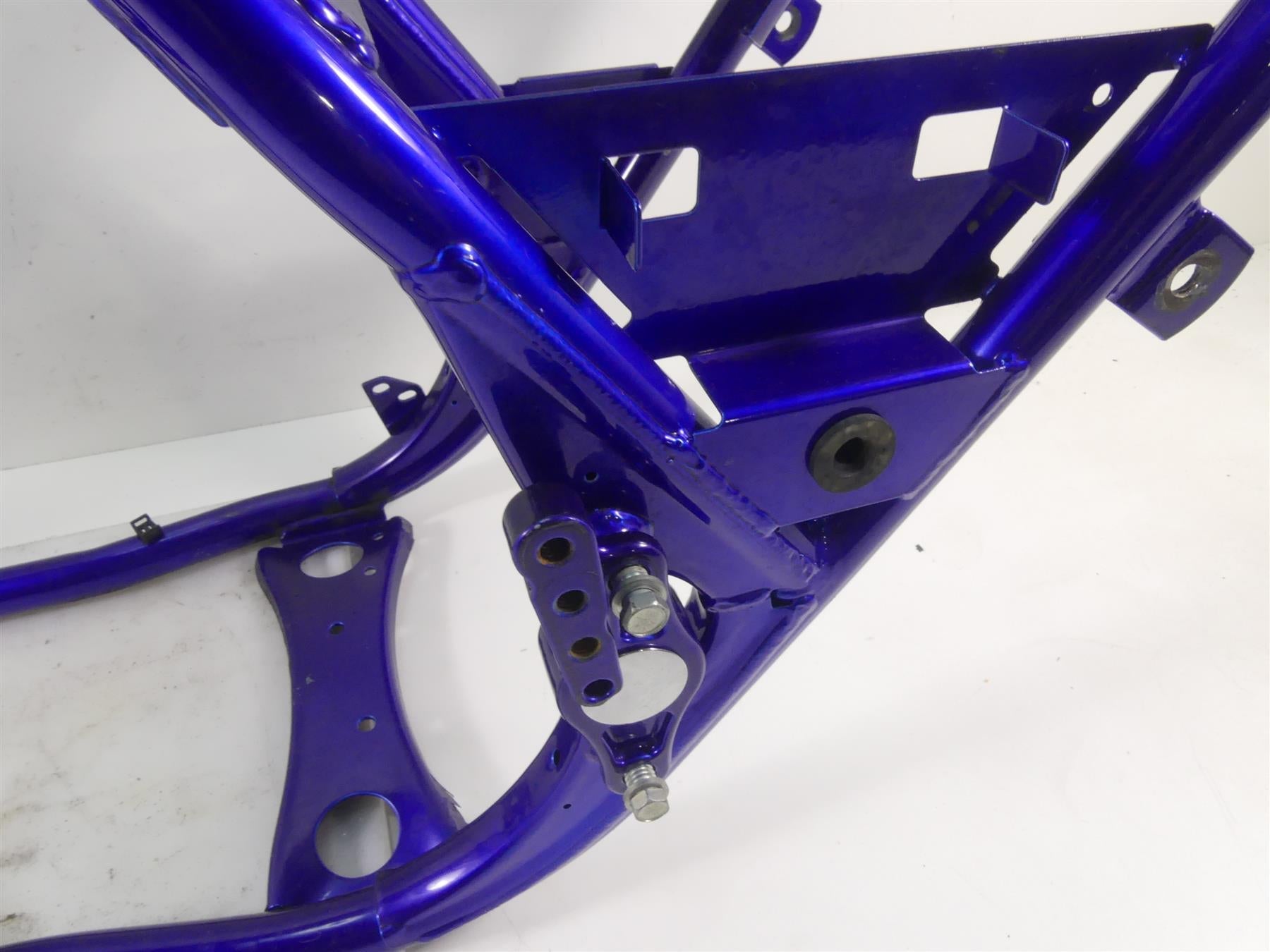 2007 Harley Touring FLHRSE CVO Road King Straight Frame Chassis Candy Cobalt With Clean California Title 47900-07 {{ shop.shopifyCountryName }} - Mototech271
