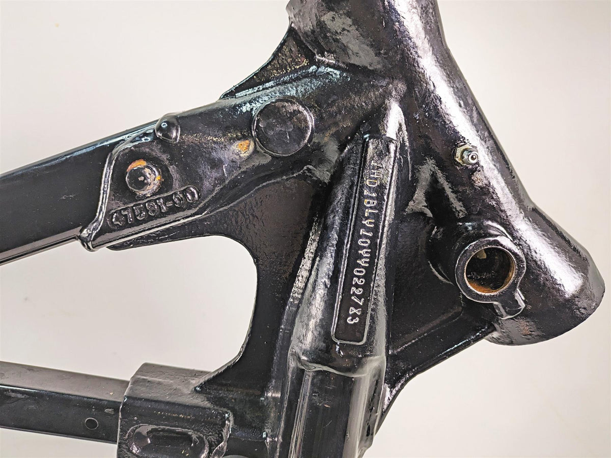 2000 Harley FXSTS Softail Springer Straight Main Frame Chassis With Clean Texas Title 47008-00C {{ shop.shopifyCountryName }} - Mototech271