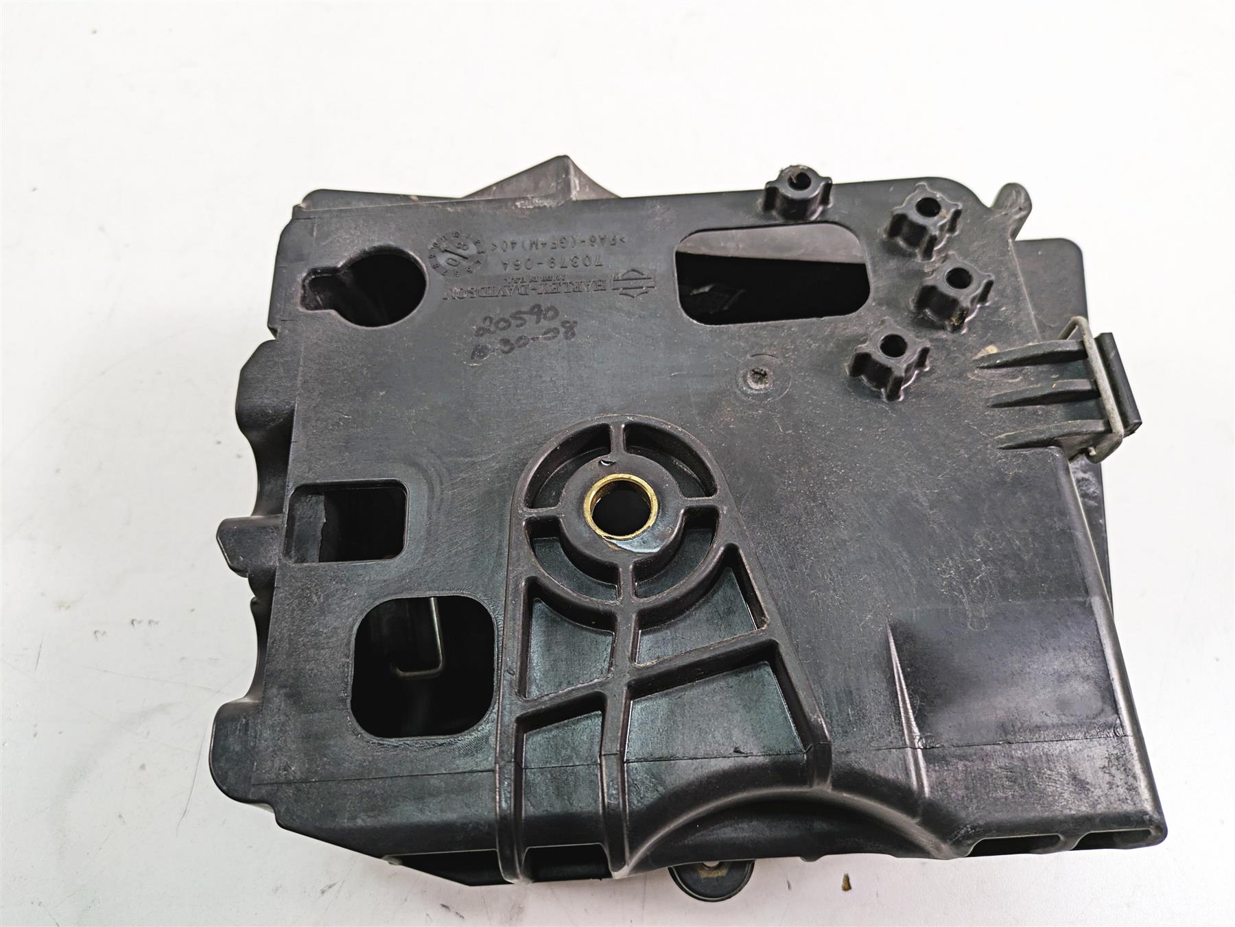 2009 Harley Dyna FXDFSE CVO Fat Bob Right Battery Tray Stay & Cover 70379-06A {{ shop.shopifyCountryName }} - Mototech271