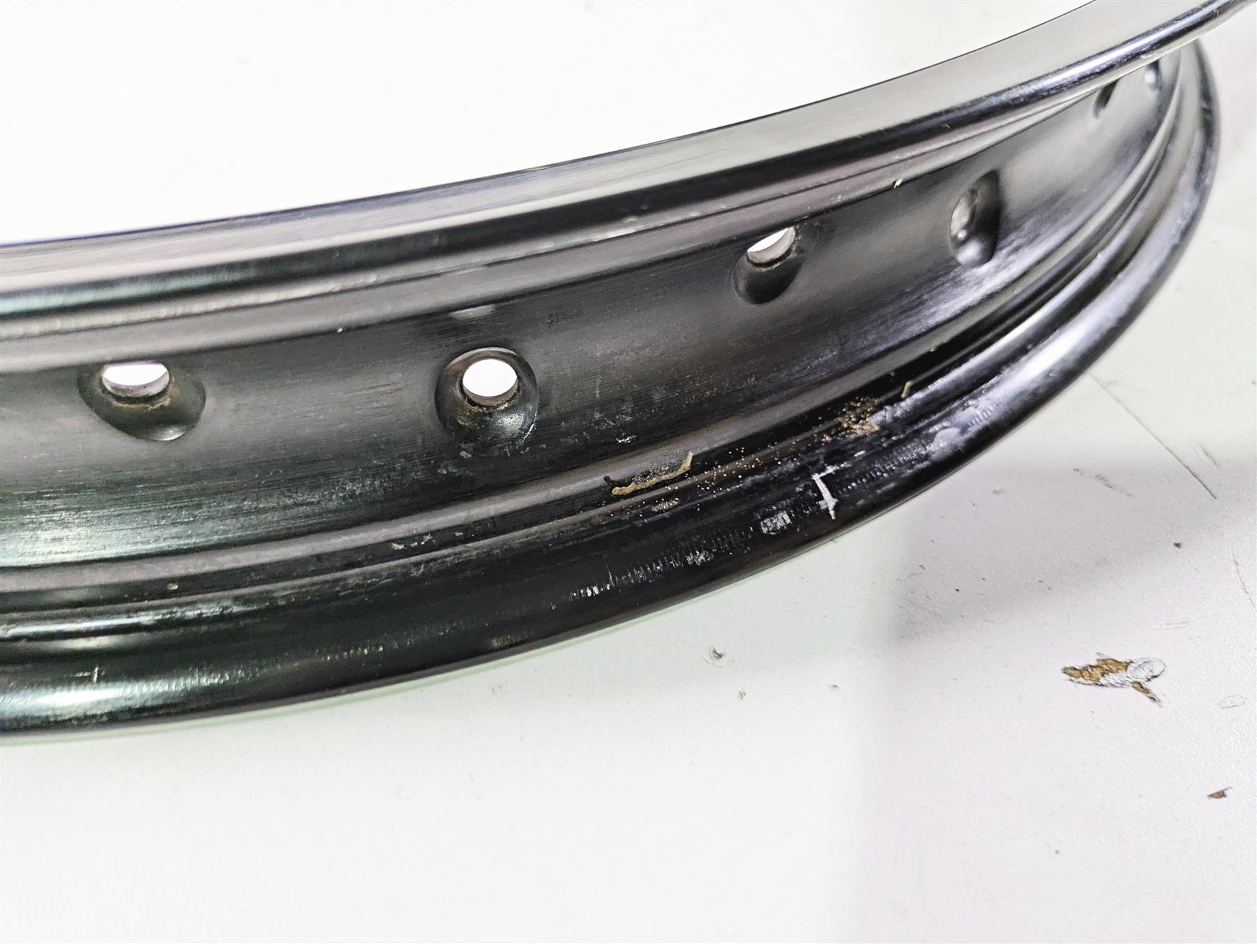 2017 BMW F800GS Adv K75 2.15x21 Front Spoke Rim 2.5mm Wobble 36317720081 {{ shop.shopifyCountryName }} - Mototech271