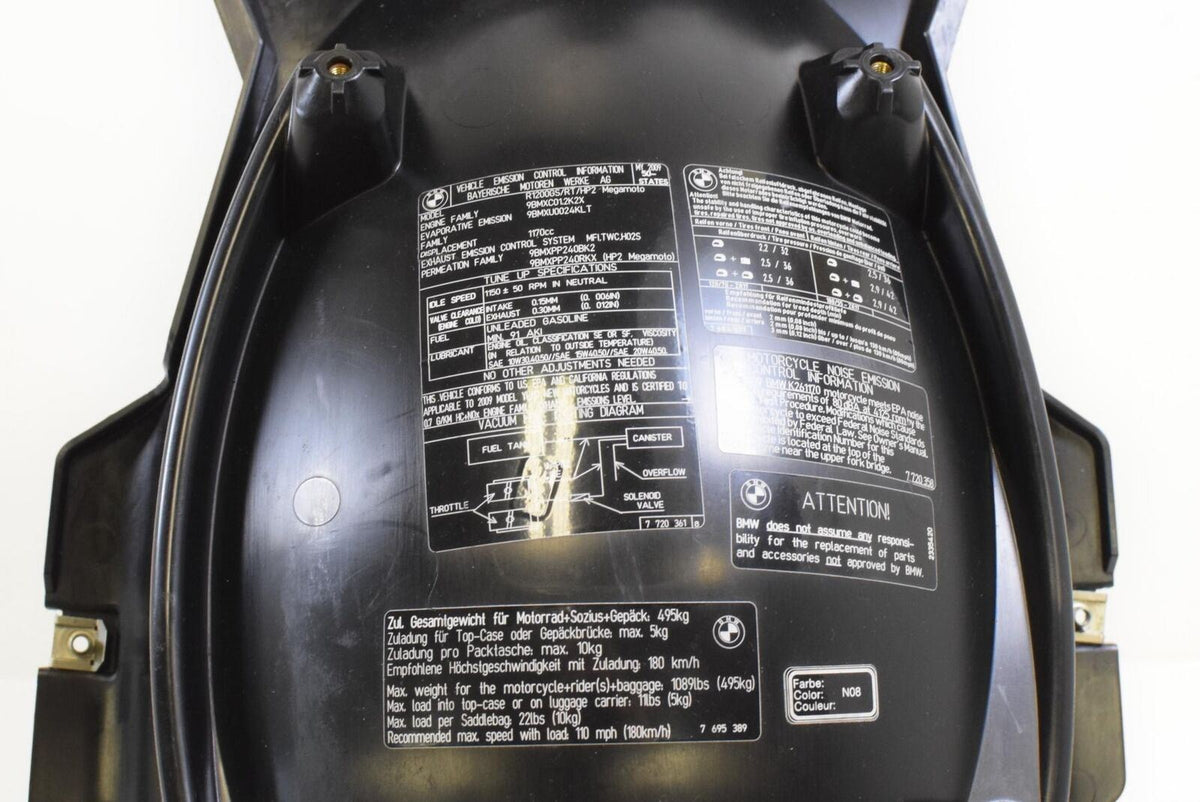 09 BMW R1200RT R1200 RT K26 Rear OEM Fender Mud Guard 46627682856 {{ shop.shopifyCountryName }} - Mototech271