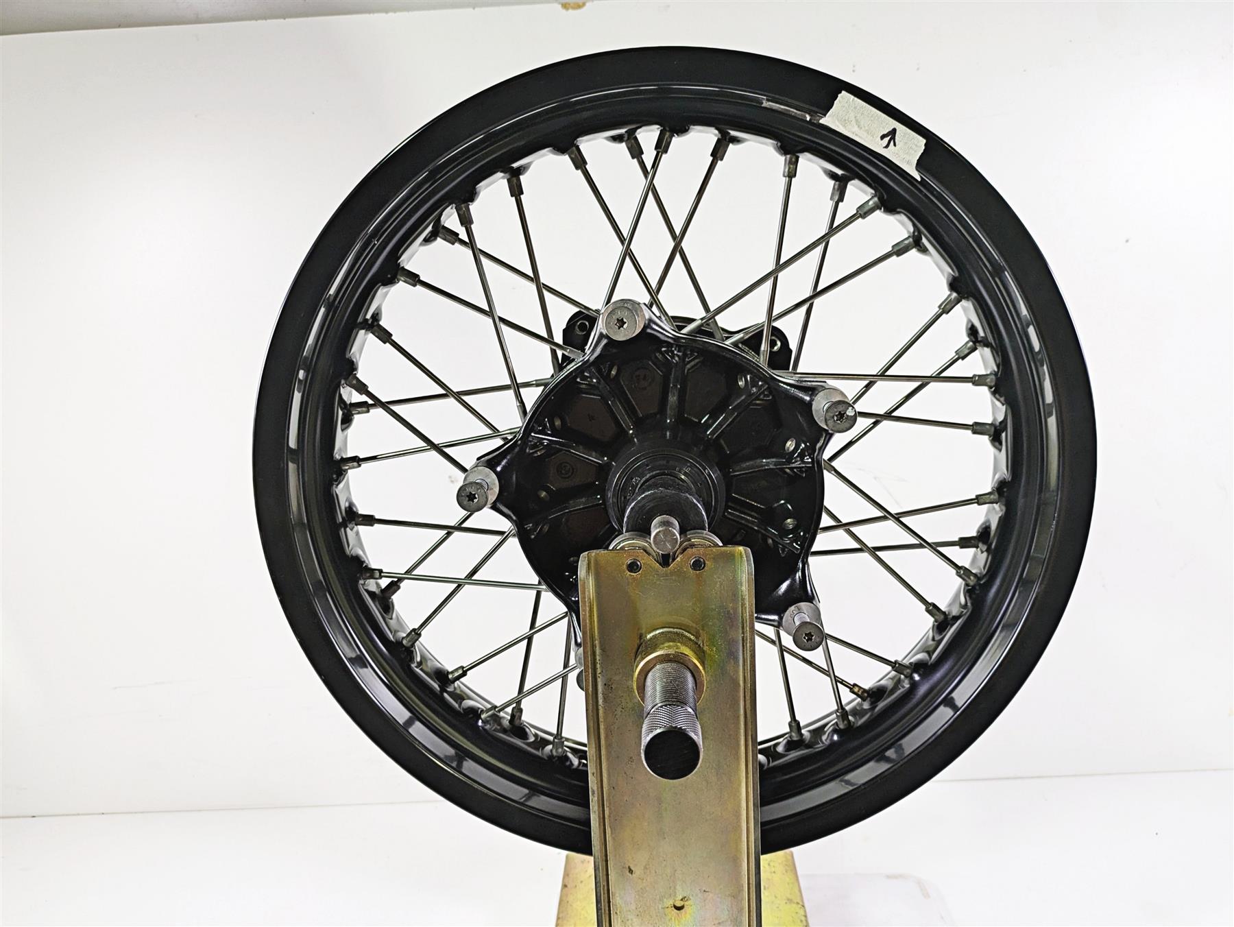 2014 BMW R nine T R9T K21 Front Wheel Rim Black Spoke 17x3.5 -Ding 36318546108 {{ shop.shopifyCountryName }} - Mototech271