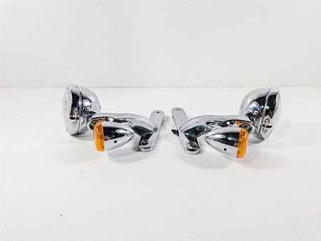 2014 Harley Touring FLHTK Electra Glide Front Spot Light Blinker Set 68000021 68000022-Mototech271