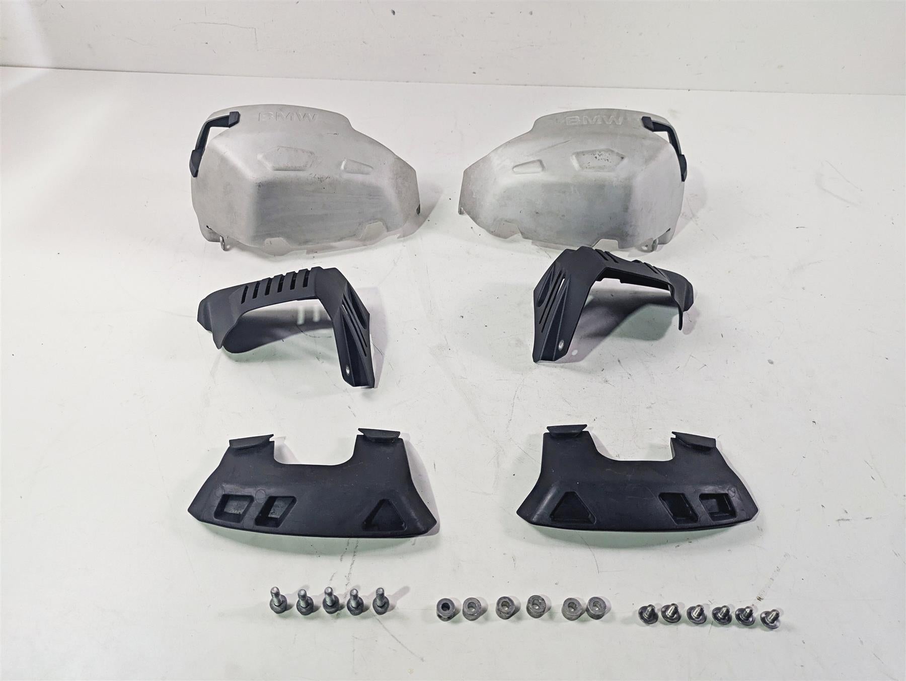 2010 BMW R1200GS K25 Aluminum Cylinder Head Cover Guard Set 77128357955 {{ shop.shopifyCountryName }} - Mototech271