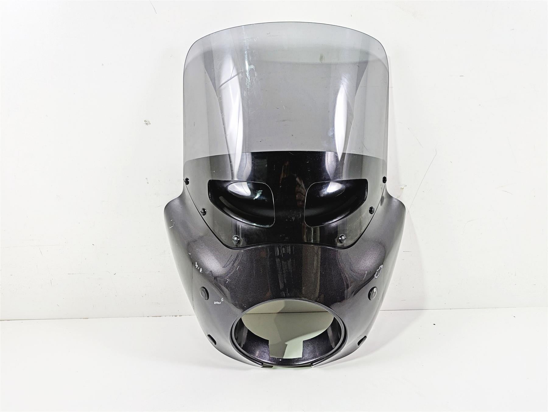 2011 Harley FXDC Dyna Super Glide Front Nose Headlight Cover Windshield & Mount {{ shop.shopifyCountryName }} - Mototech271