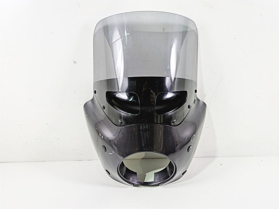 2011 Harley FXDC Dyna Super Glide Front Nose Headlight Cover Windshield & Mount {{ shop.shopifyCountryName }} - Mototech271