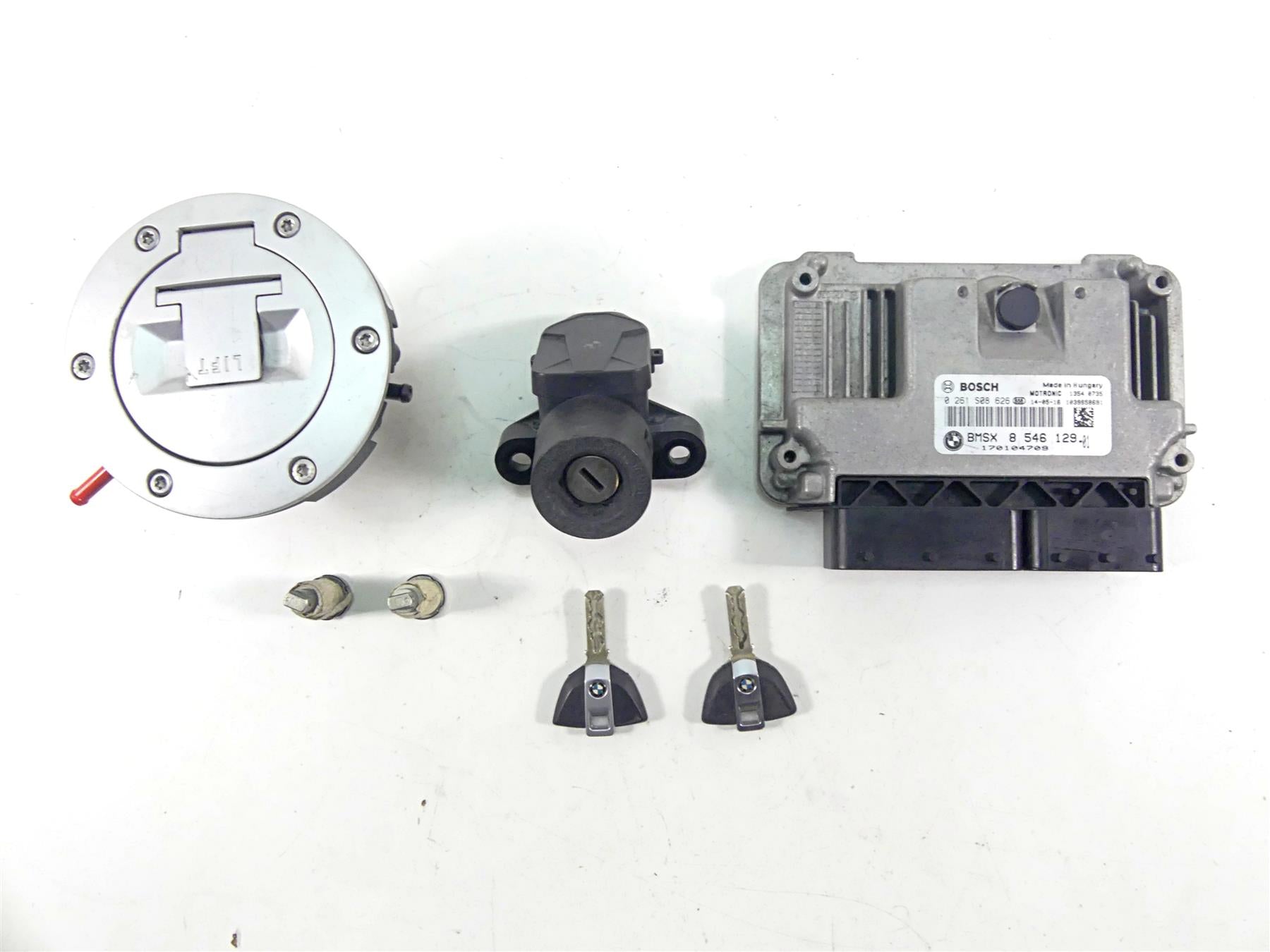 2014 BMW R1200GS K50 Cdi Ecu Ecm Ignition Switch Key Lock Tank Cap Set 8546129 {{ shop.shopifyCountryName }} - Mototech271