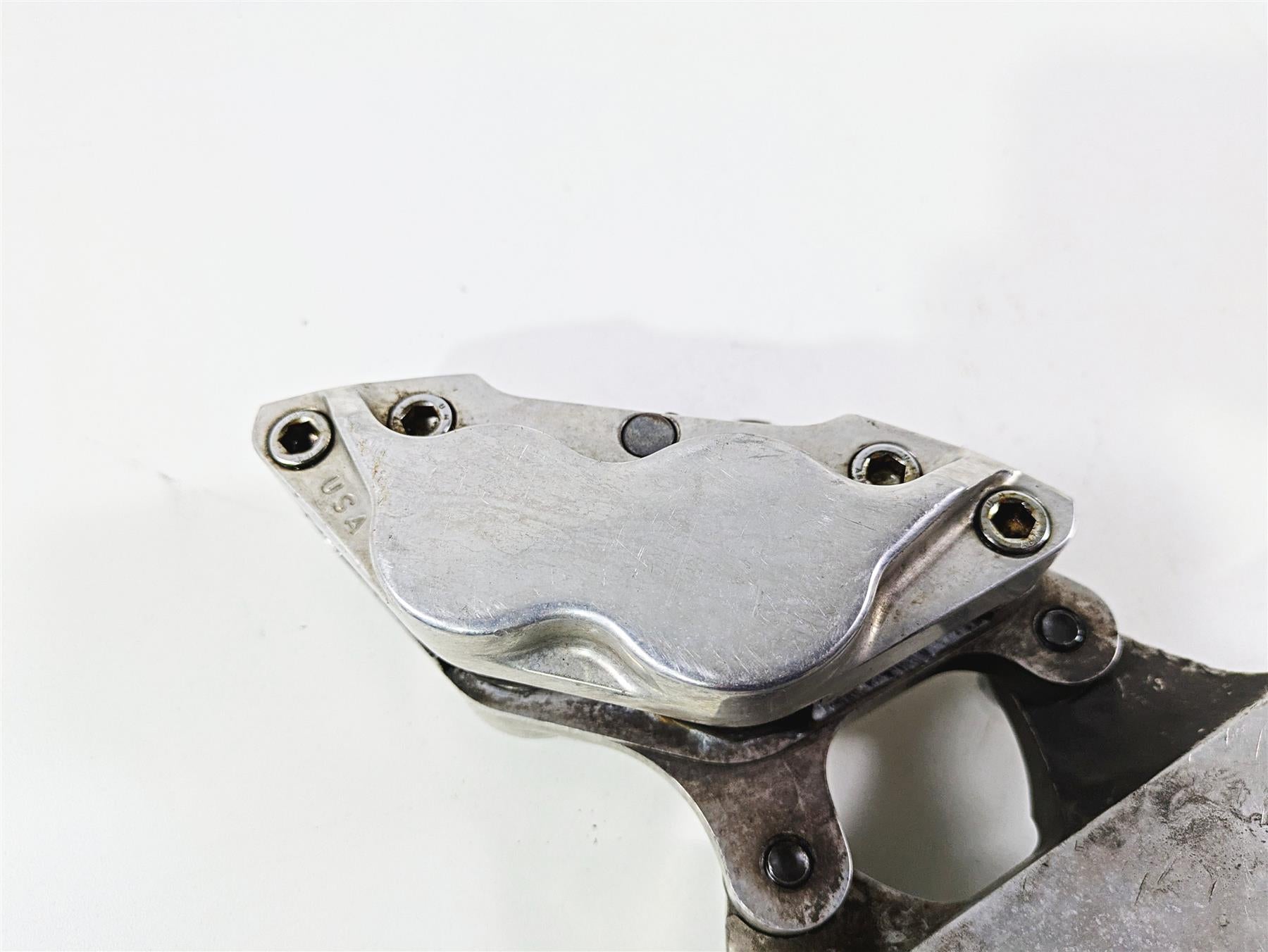 2004 Big Dog Chopper Performance Machine Polished Front Brake Caliper 0053-2919 {{ shop.shopifyCountryName }} - Mototech271