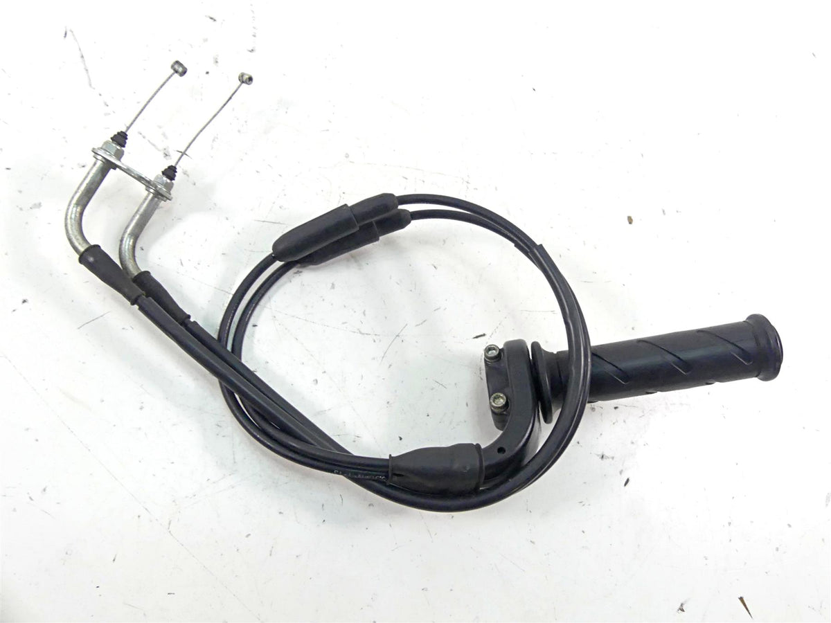 2013 Ducati Diavel Red Throttle Grip Handle Cables Set 65420161A {{ shop.shopifyCountryName }} - Mototech271